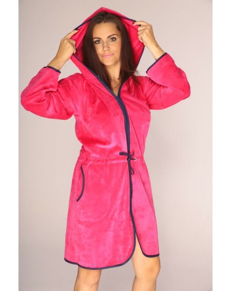 De Lafense 313 Desiree bathrobe with zipper S-2XL for women