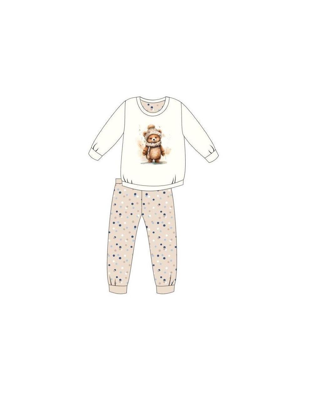 Piżama Cornette Kids Girl 594/180 Sweet Bear dł/r 86-128