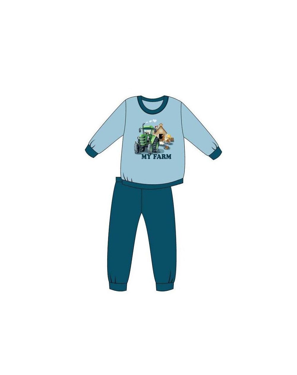 Piżama Cornette Kids Boy 477/161 Farm dł/r 86-128