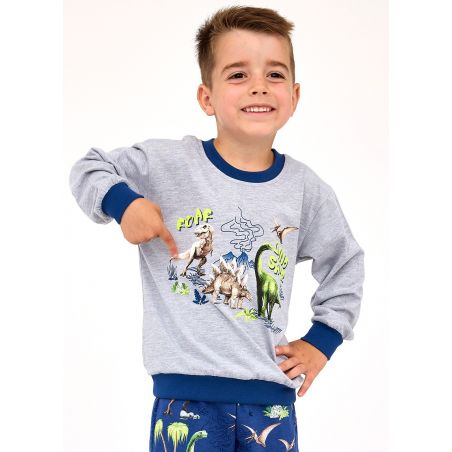 Piżama CornetteKids Boy 593/163 Dinosaur dł/r 86-128