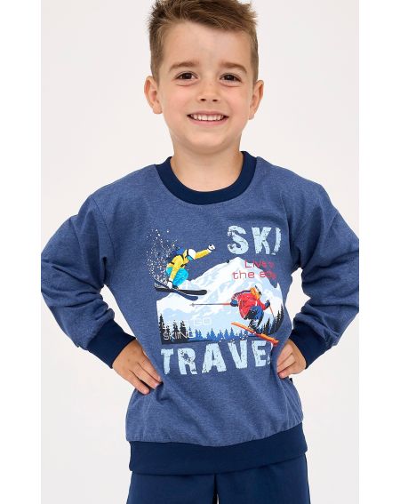 Piżama Cornette Kids Boy 477/158 Ski 86-128