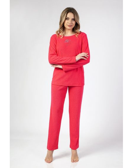 Piżama Regina 677 dł/r Frotte 2XL-3XL damska