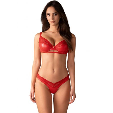 Komplet Obsessive Aliosa Bra&Thong S-3XL