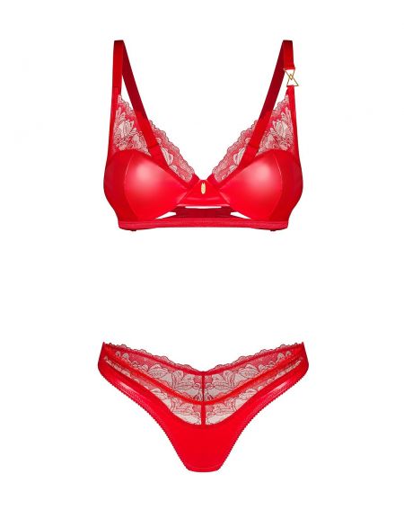 Komplet Obsessive Aliosa Bra&Thong S-3XL