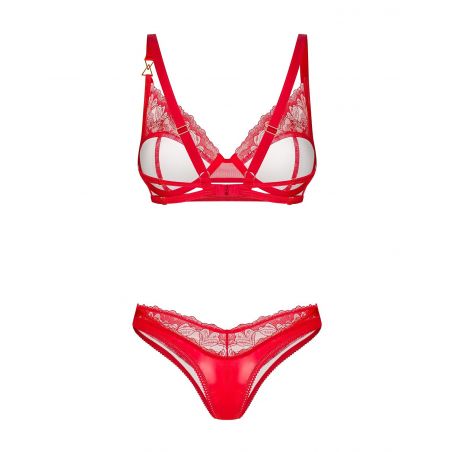 Komplet Obsessive Aliosa Bra&Thong S-3XL