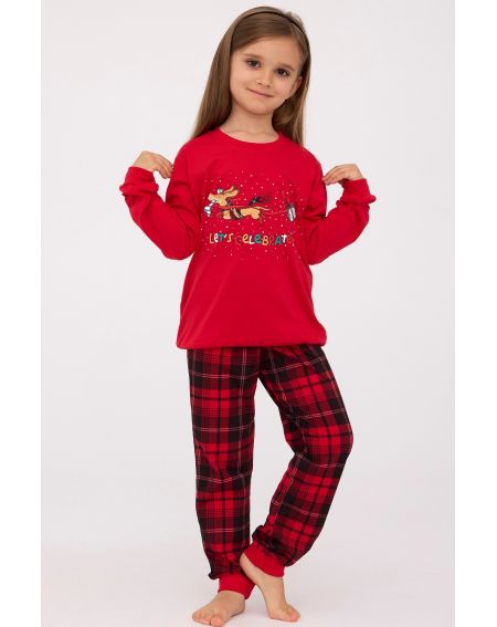 Piżama Cornette Kids Girl 594/174 Celebrate dł/r 86-128