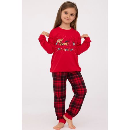 Piżama Cornette Kids Girl 594/174 Celebrate dł/r 86-128