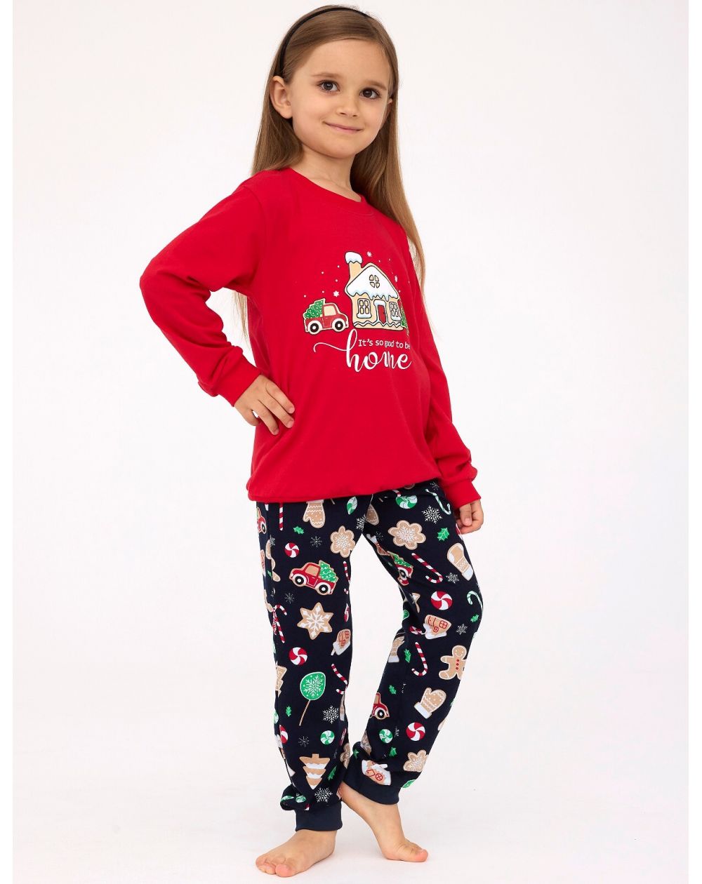 Piżama Cornette Kids Girl 594/175 Home dł/r 86-128