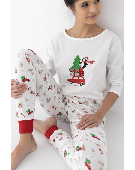 Piżama Sensis Lillian 3/4 Christmas S-XL