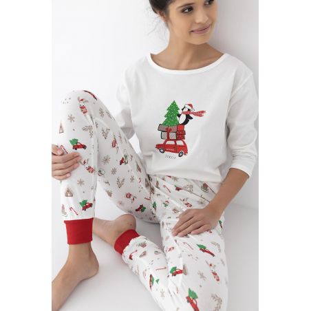 Piżama Sensis Lillian 3/4 Christmas S-XL