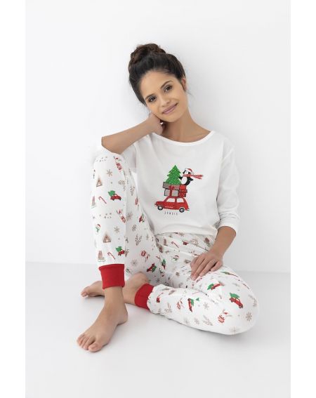 Piżama Sensis Lillian 3/4 Christmas S-XL