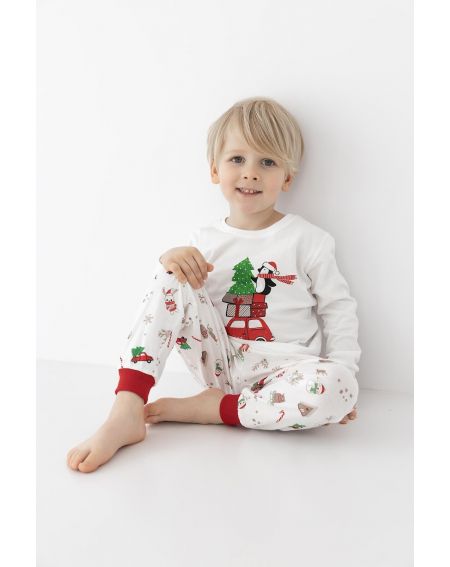 Piżama Sensis Lillian/Olivier Christmas Kids dł/r 110-128