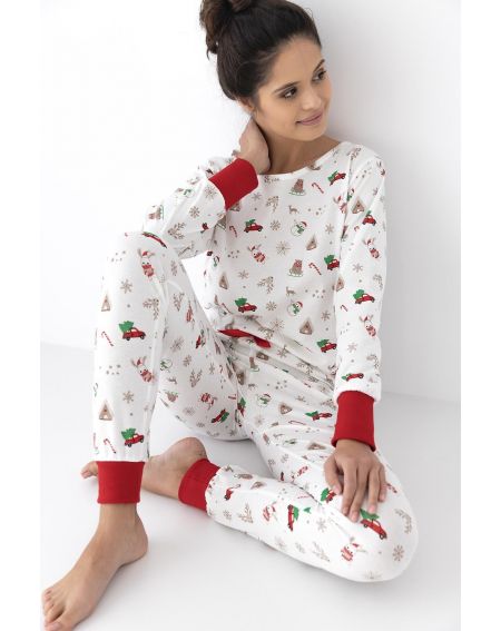 Piżama Sensis Samantha dł/r Christmas S-XL