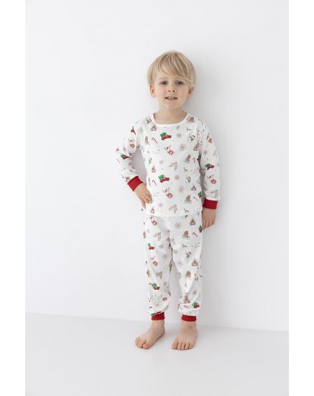 Piżama Sensis Maurice/Samantha Kids Christmas dł/r 98-104