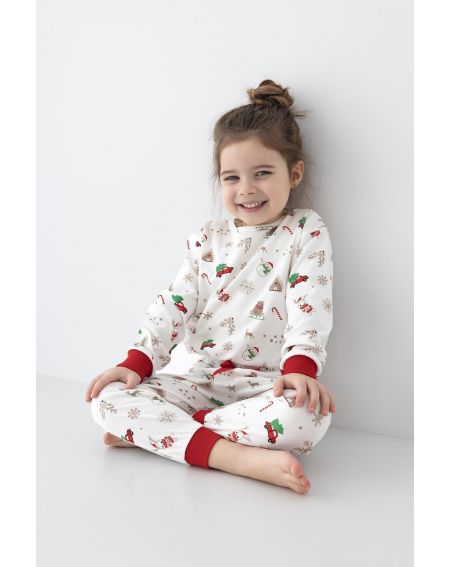 Piżama Sensis Maurice/Samantha Kids Christmas dł/r 98-104