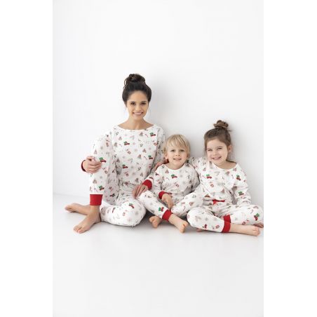 Piżama Sensis Maurice/Samantha Kids Christmas dł/r 98-104