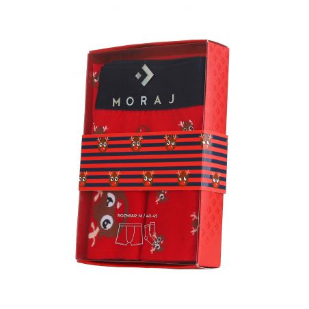 Komplet Moraj MBS1800-004 Bokserki+Skarpety M-2XL/40-45