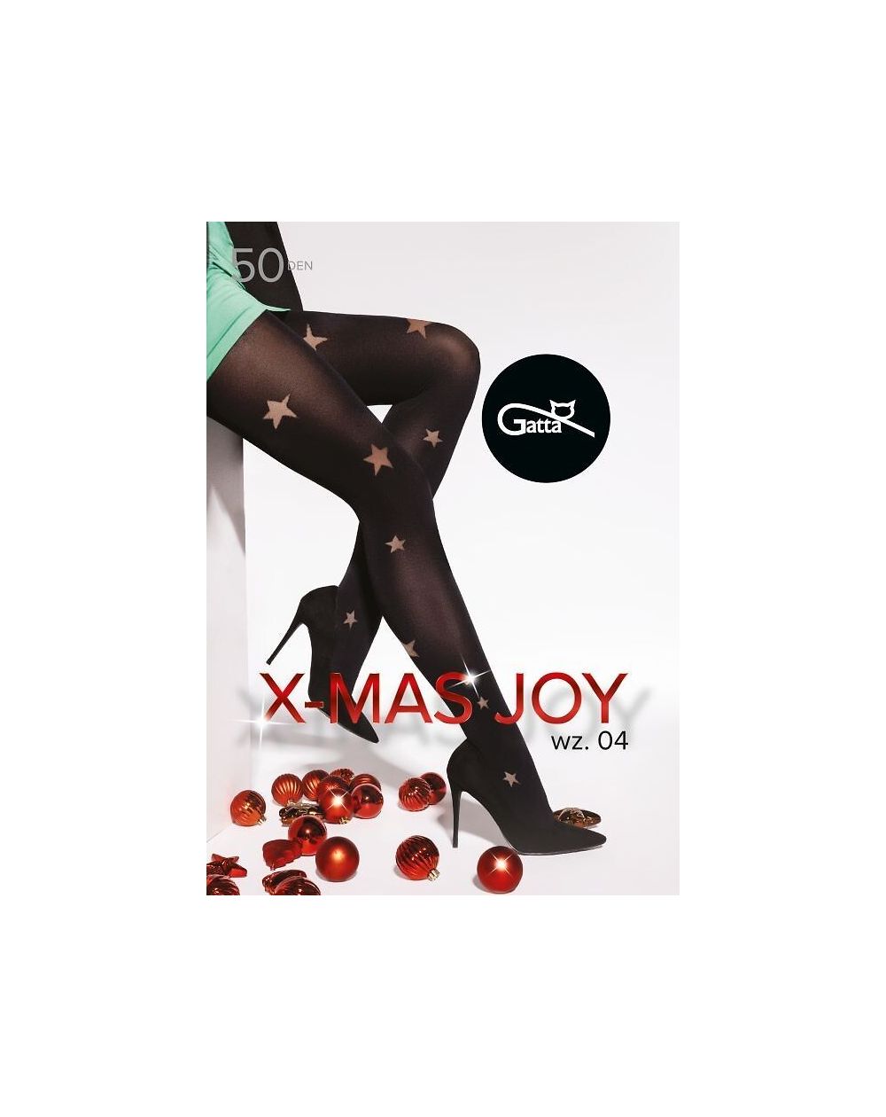 Rajstopy Gatta X-Mas Joy wz.04 50 den 2-4