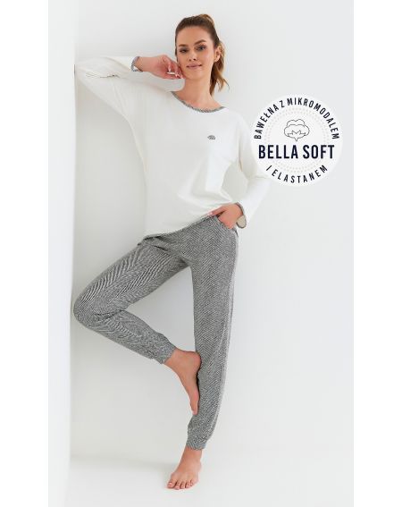 Piżama Cana 411 dł/r Bella Soft S-XL