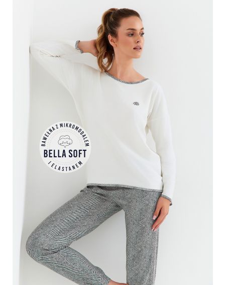 Piżama Cana 411 dł/r Bella Soft S-XL