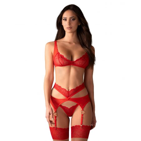 Komplet Obsessive Cupide Desir Set 3 S-3XL