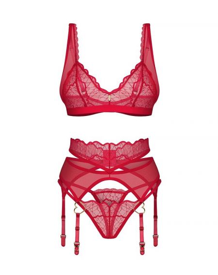 Komplet Obsessive Cupide Desir Set 3 S-3XL