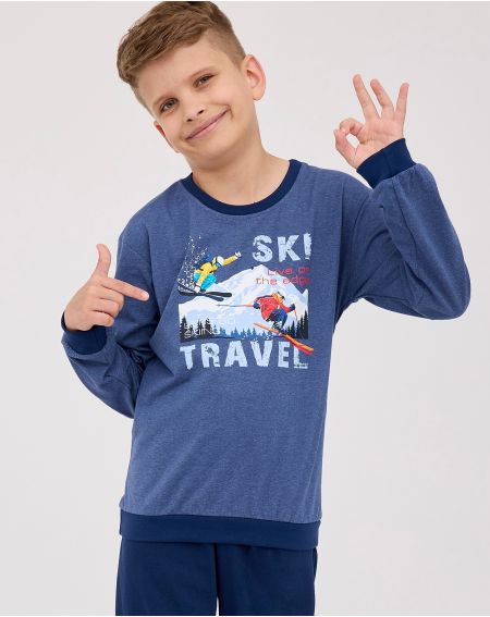 Piżama Cornette Young Boy 267/158 Ski 134-164