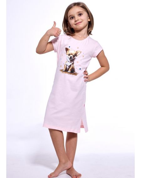 Koszula Cornette Kids Girl 493/112 Chihuahua kr/r 98-128