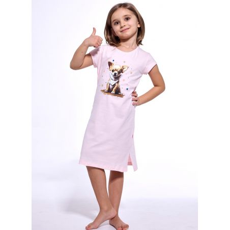 Koszula Cornette Kids Girl 493/112 Chihuahua kr/r 98-128