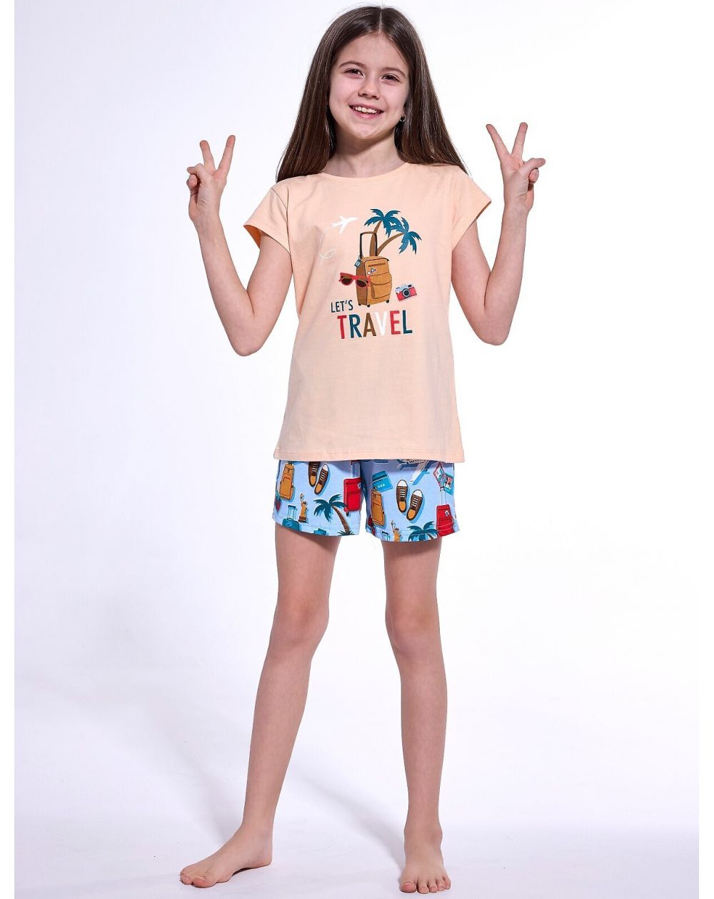 Piżama Cornette Kids Girl 787/110 Travel 2 86-128