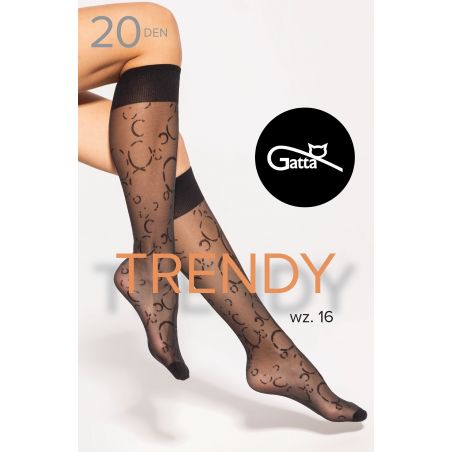 Podkolanówki Gatta Trendy wz.16 20 den