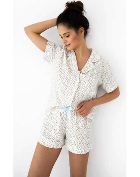 Piżama Sensis Amalia kr/r S-XL rozpinana