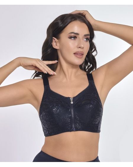 Biustonosz soft bez fiszbin Viki Zuza 586 Nocny Błękit 80-95