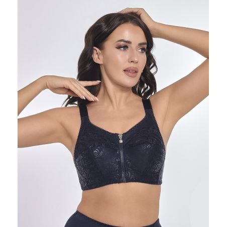 Biustonosz soft bez fiszbin Viki Zuza 586 Nocny Błękit 80-95