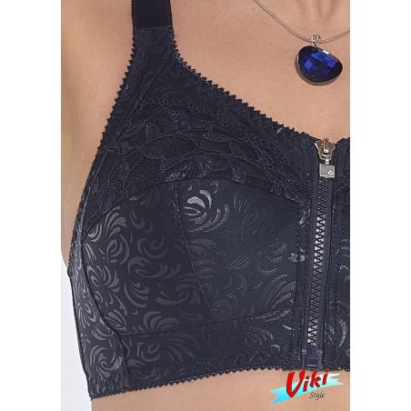 Biustonosz soft bez fiszbin Viki Zuza 586 Nocny Błękit 80-95