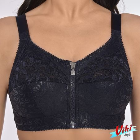 Biustonosz soft bez fiszbin Viki Zuza 586 Nocny Błękit 100-105