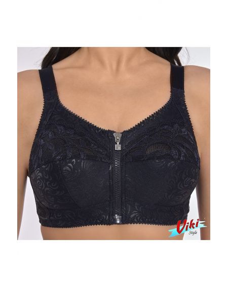 Biustonosz soft bez fiszbin Viki Zuza 586 Nocny Błękit 100-105