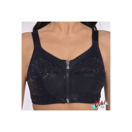 Biustonosz soft bez fiszbin Viki Zuza 586 Nocny Błękit 100-105