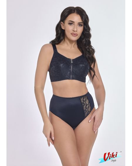 Biustonosz soft bez fiszbin Viki Zuza 586 Nocny Błękit 100-105