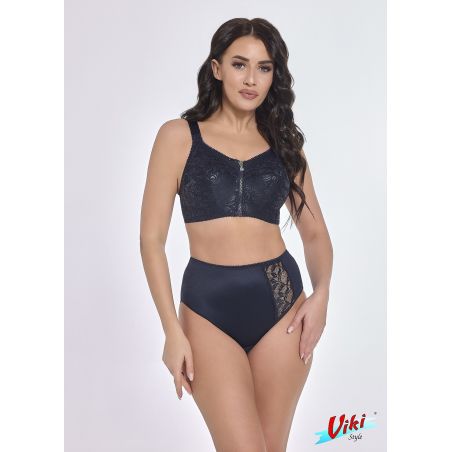 Biustonosz soft bez fiszbin Viki Zuza 586 Nocny Błękit 100-105