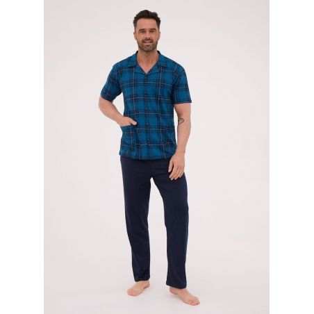 Piżama Cornette 318/56 kr/r S-2XL męska rozpinana
