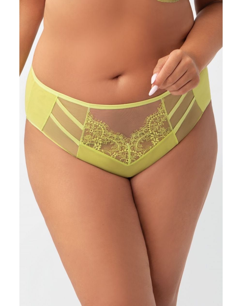 K497/2 figi limonkowy 4XL PARADISE 