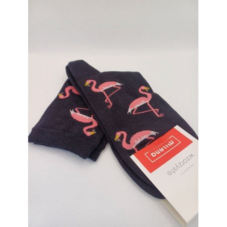 Skarpety Milena 0200-176 Flamingi 37-41