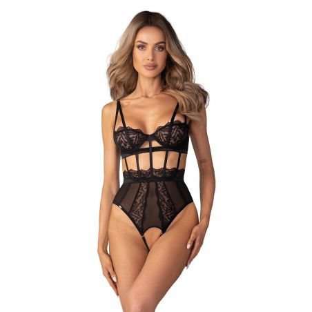 Body Obsessive Hersis Crotchless Teddy S-XL