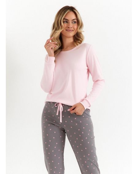 Piżama Cana 492 dł/r M-XL