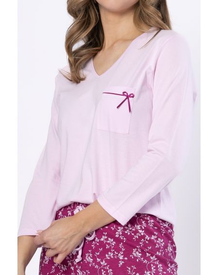 Piżama Leveza 1634 Elif kr/r M-2XL