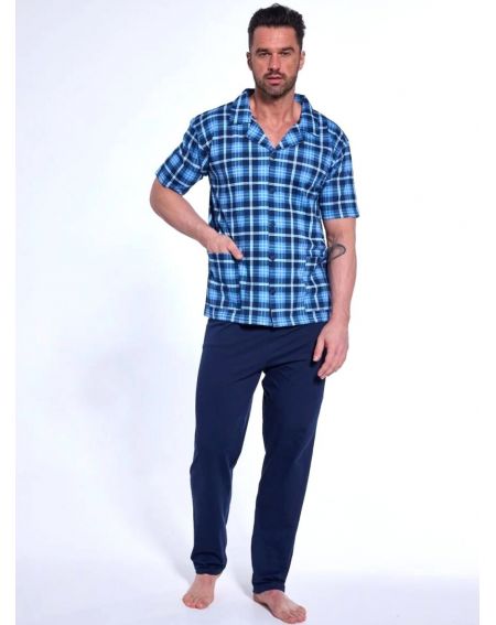 Piżama Cornette 318/53 kr/r 3XL-5XL męska rozpinana
