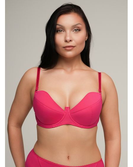 Biustonosz push up Ava 2204 Fuchsia