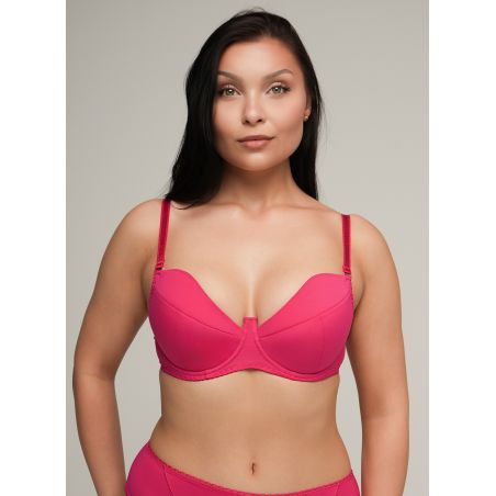 Biustonosz push up Ava 2204 Fuchsia