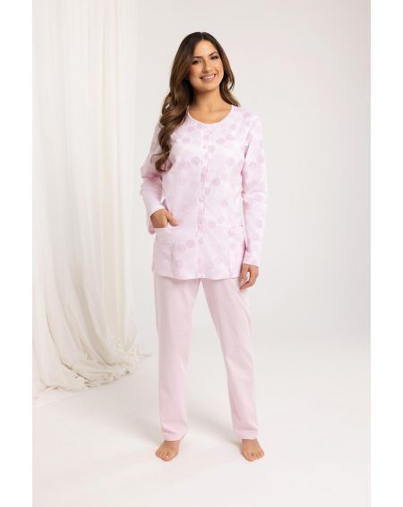 Piżama Regina 710 dł/r 2XL-3XL Z25/26 damska rozpinana